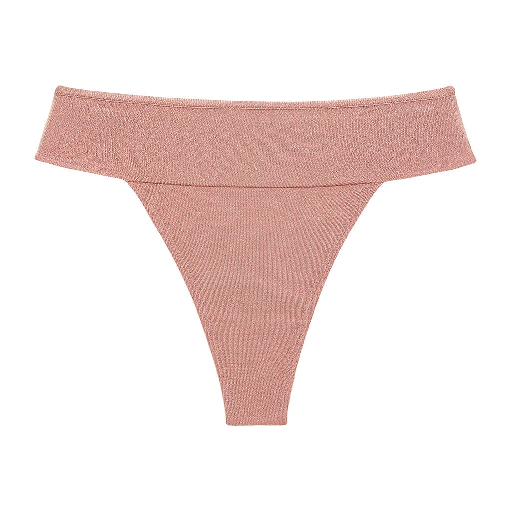 Prima Pink Sparkle Tamarindo Binded Bikini Bottom
