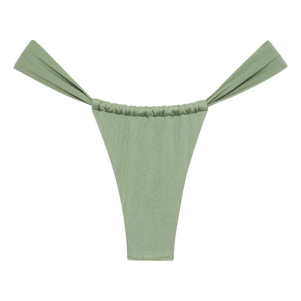 Sage Green Rib Sandra Bikini Bottom