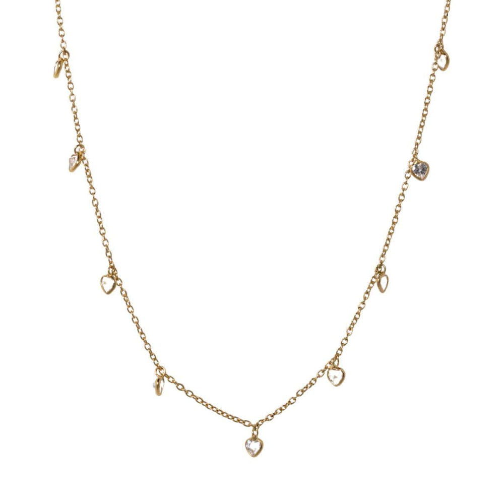 Valentina CZ Necklace (Gold)