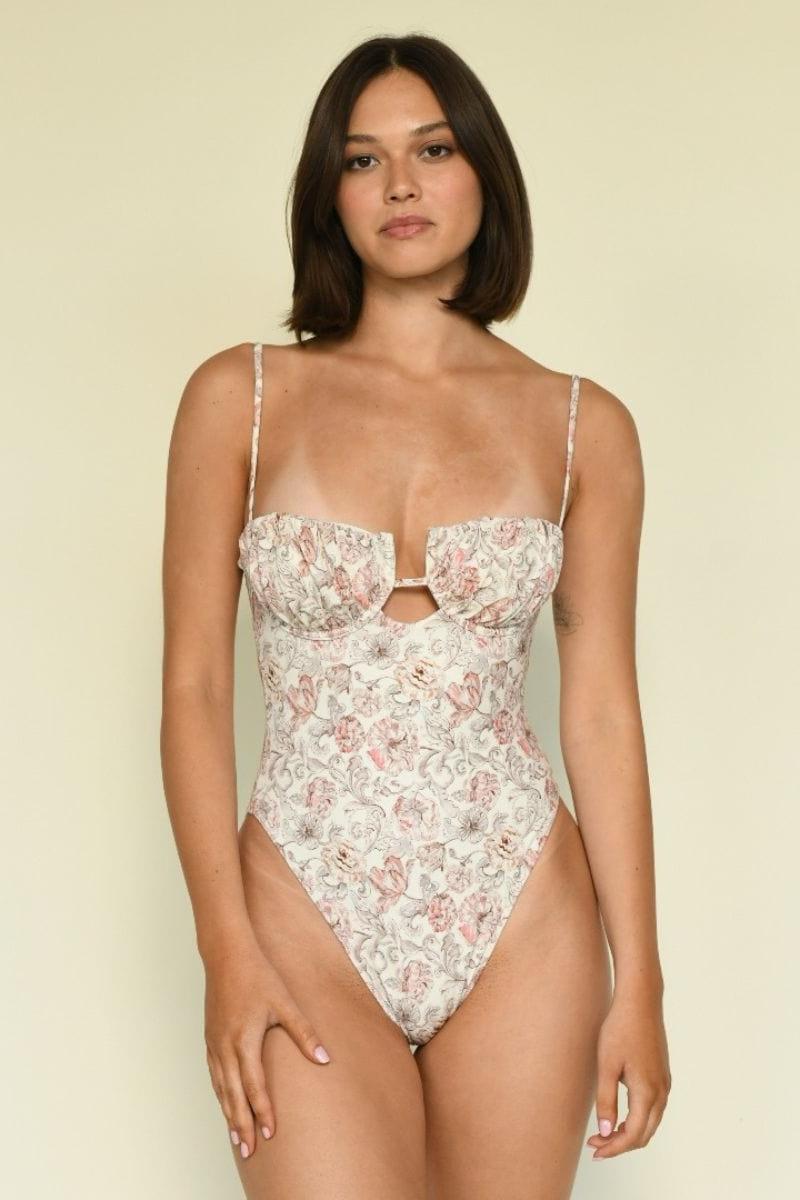 Venecia Floral Petal One-Piece