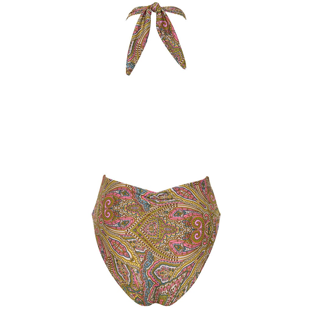 Ali Paisley Tropez Tie-Up One-Piece