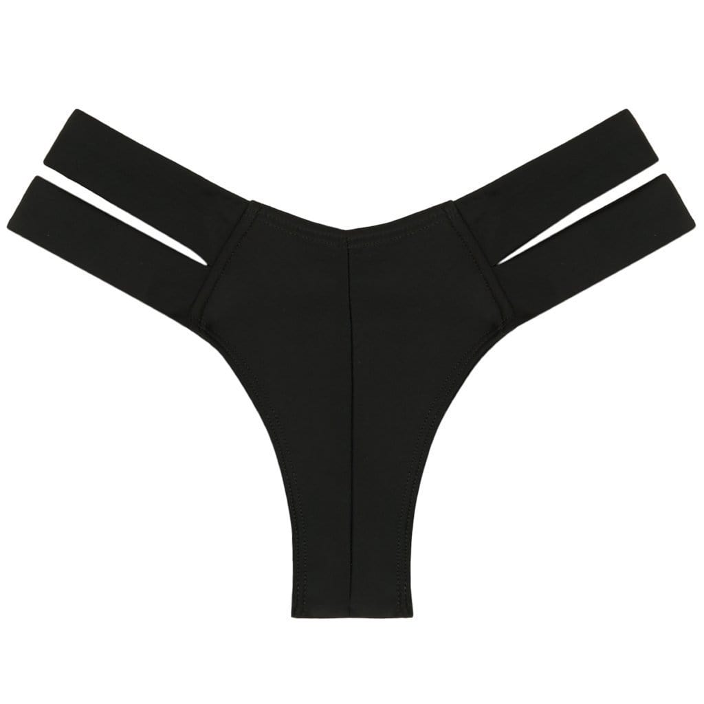 Black Euro Bikini Bottom