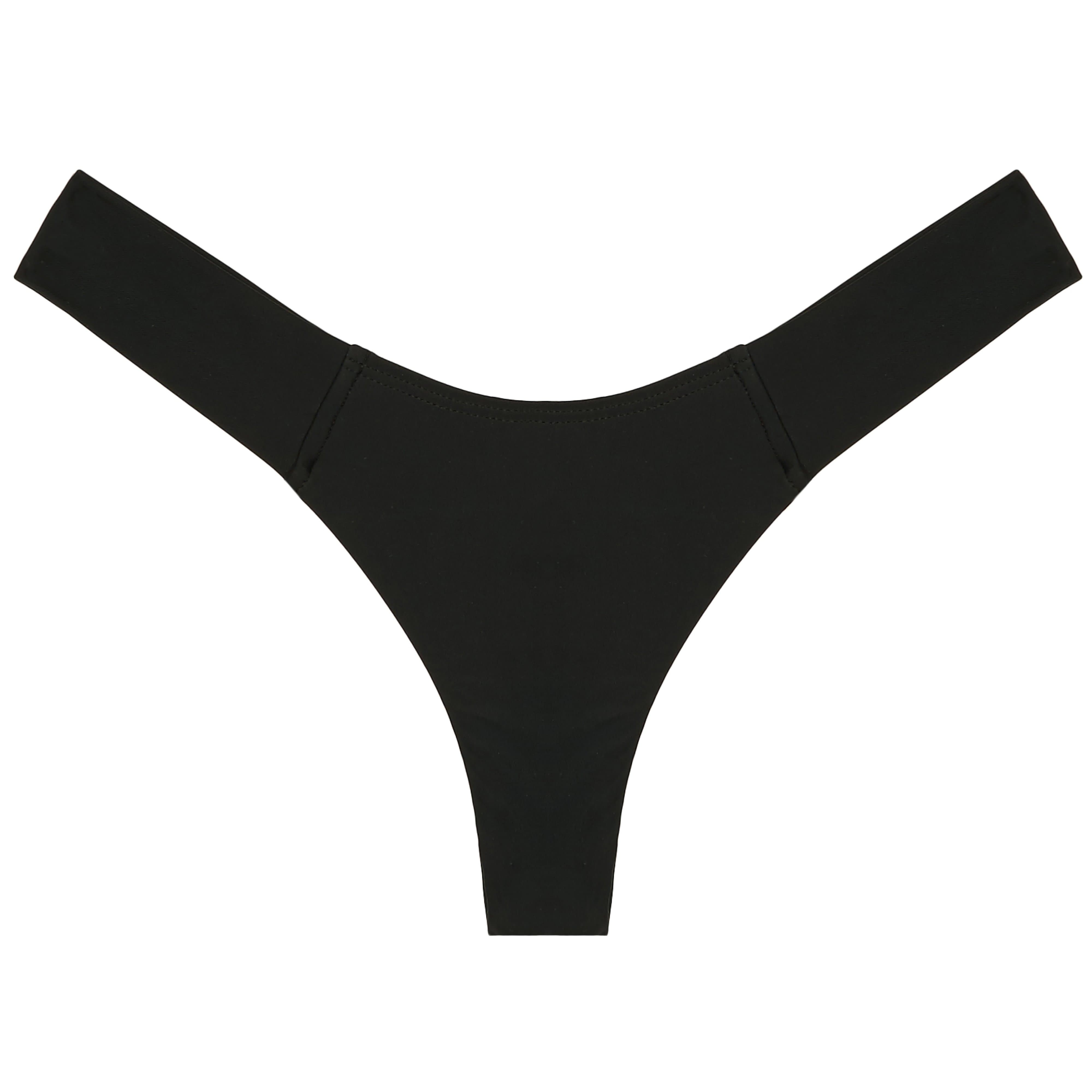 Black Uno Bikini Bottom