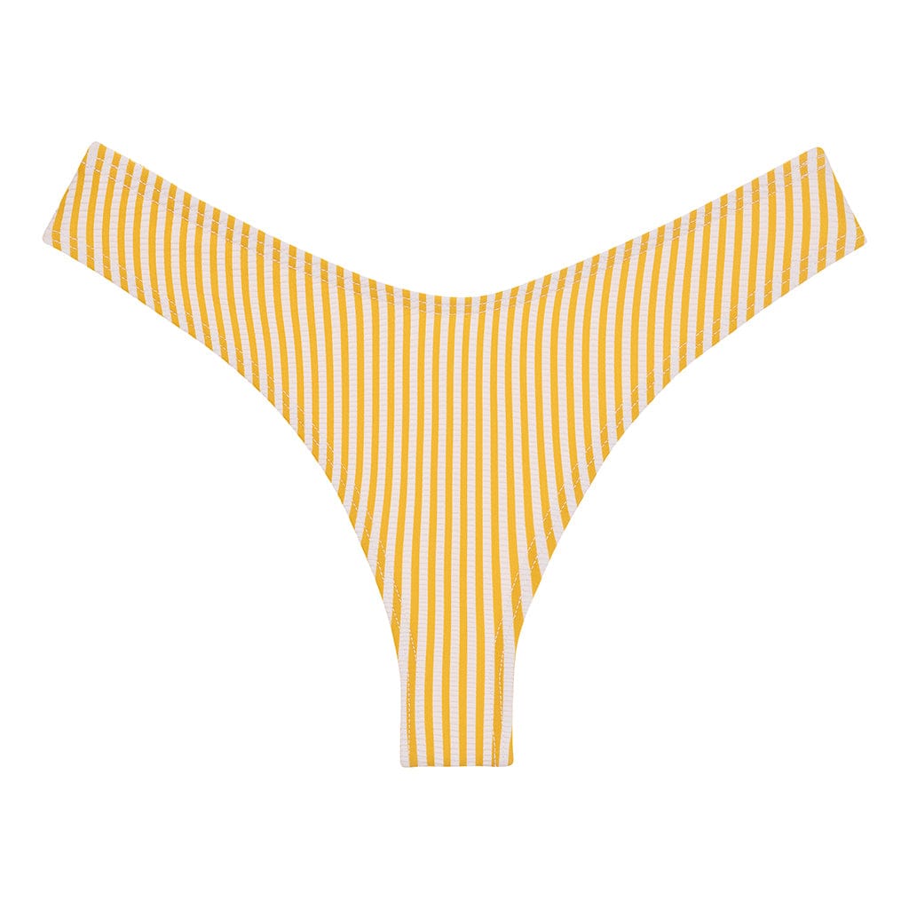 Canary Stripe Lulu (Zig Zag Stitch) Bikini Bottom