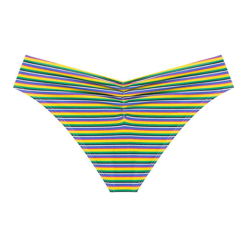 Escape Stripe Added Coverage Nu-Micro Bikini Bottom