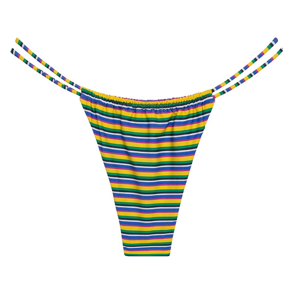 Escape Stripe Brasil Bikini Bottom