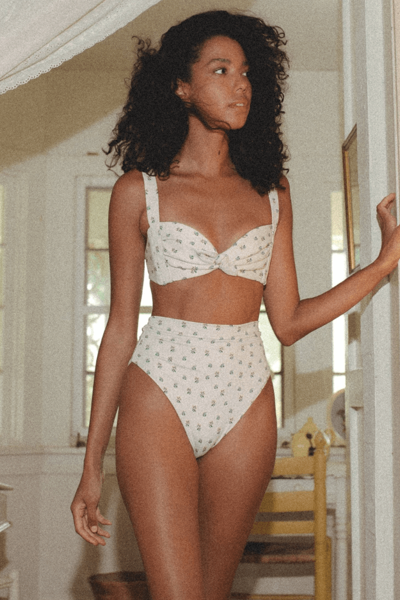 Fruity Floral Kayla Bikini Top
