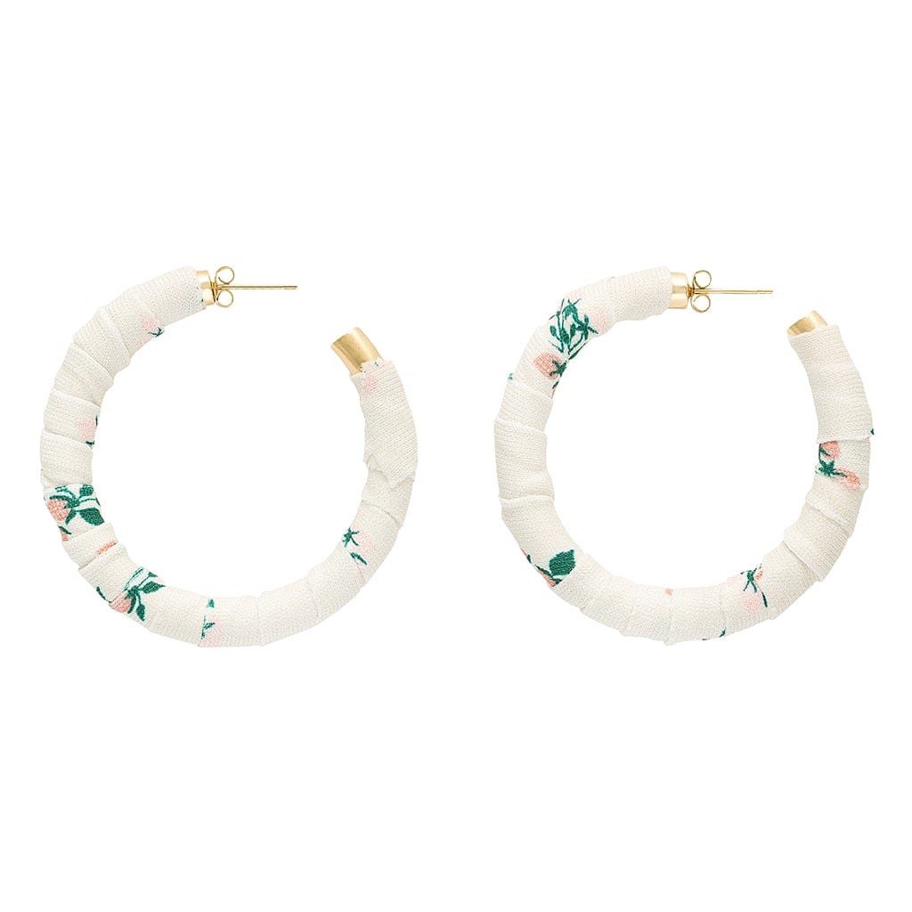 Montce x Logan Tay Fruity Floral Large Hoops