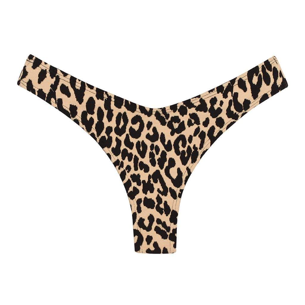 Leopard Texture Lulu Bikini Bottom