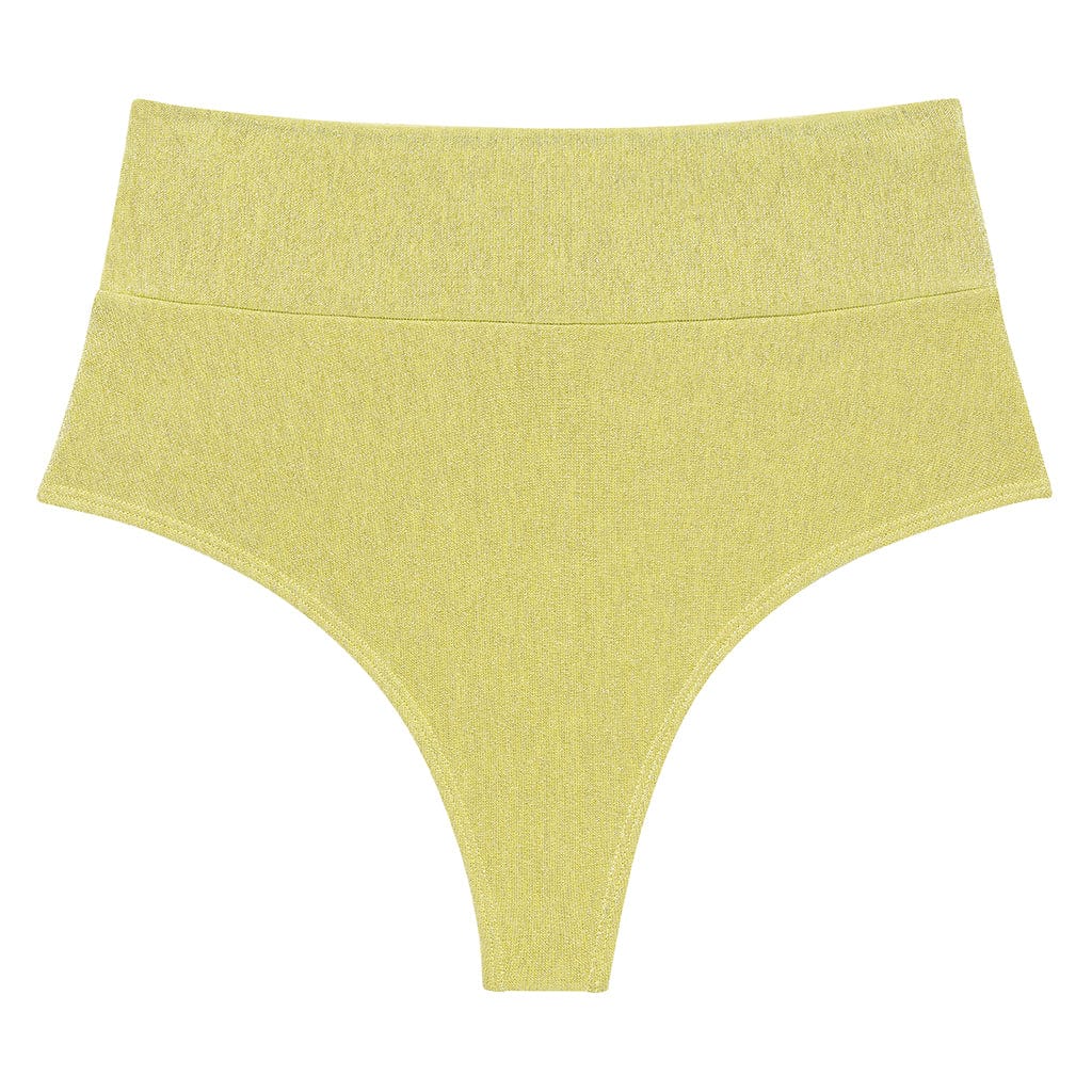 Limon Sparkle High Rise Bikini Bottom