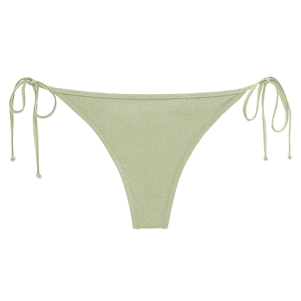Jade Sparkle Tie-Up Bikini Bottom