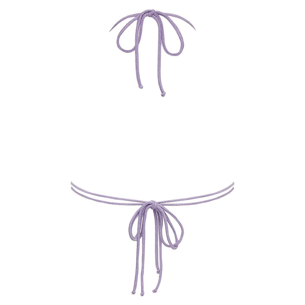 Lilac Sparkle Brasil Bikini Top
