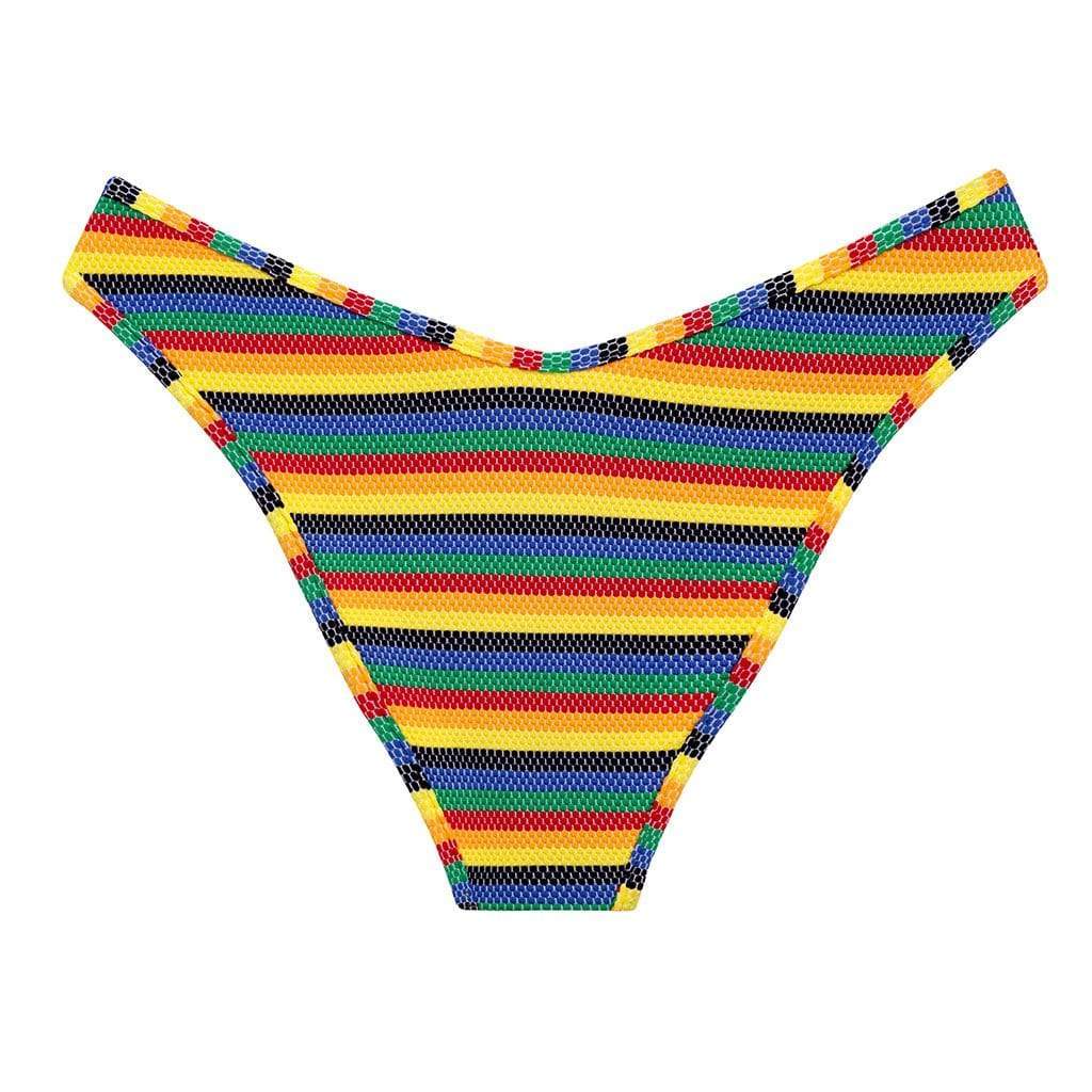 Caribbean Stripe Lulu Bikini Bottom