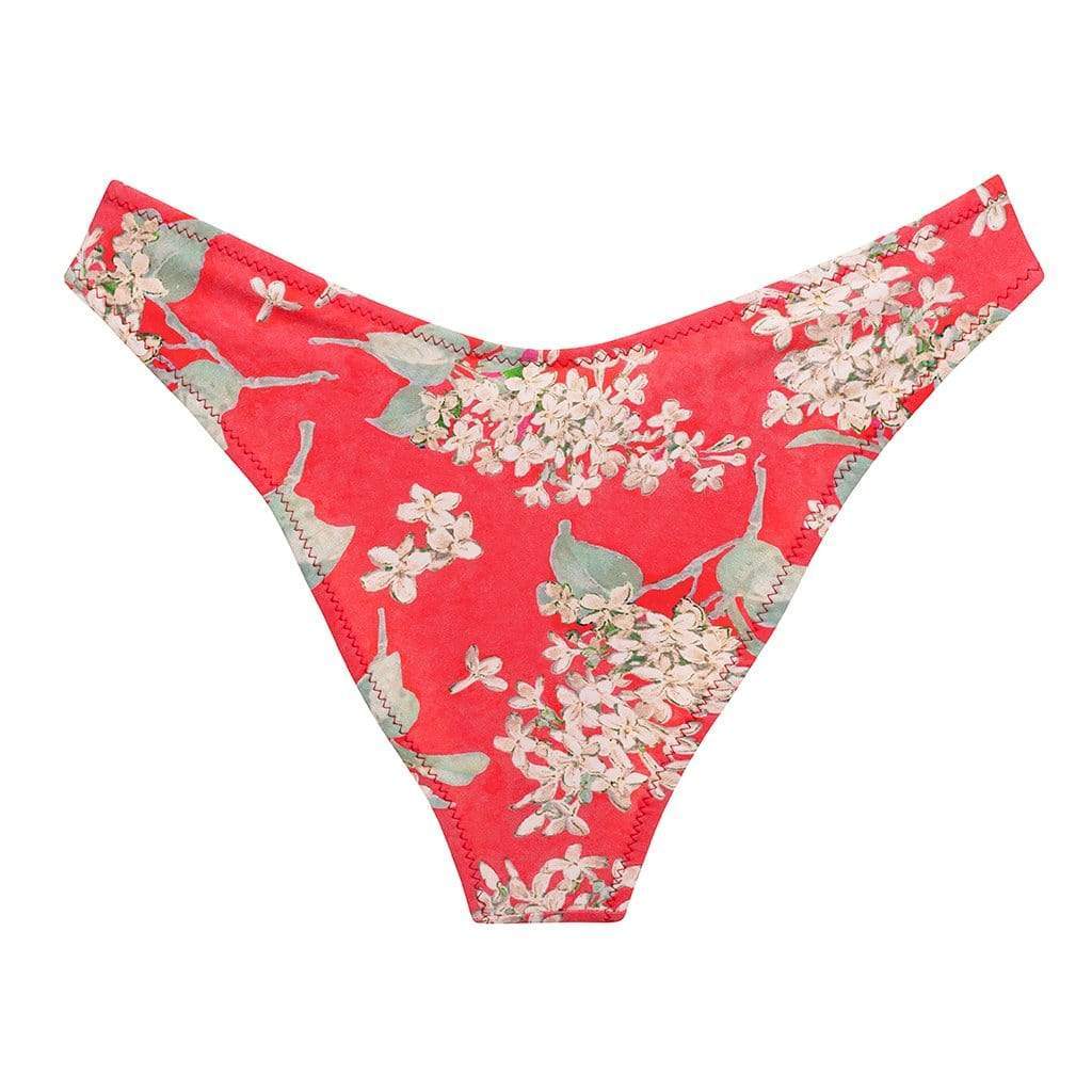 Vintage Floral Lulu (Zig Zag) Bikini Bottom | Montce Swim