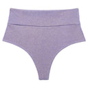 Lilac Sparkle AC High Rise Bikini Bottom | Montce Swim