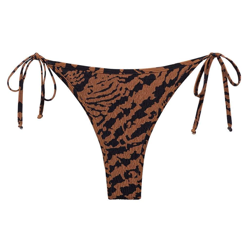 Tigre Micro Scrunch Tie-Up Bikini Bottom