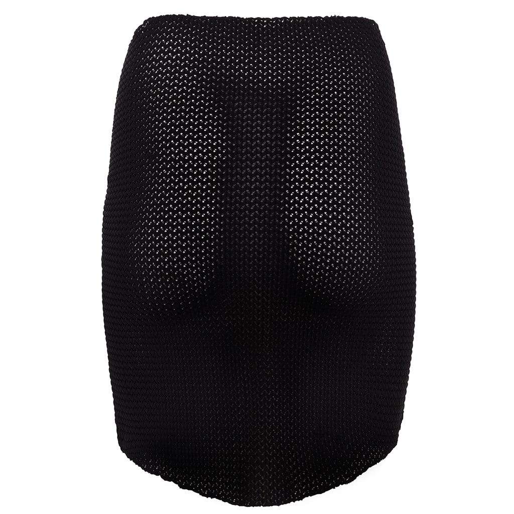 Black Crochet Sarong