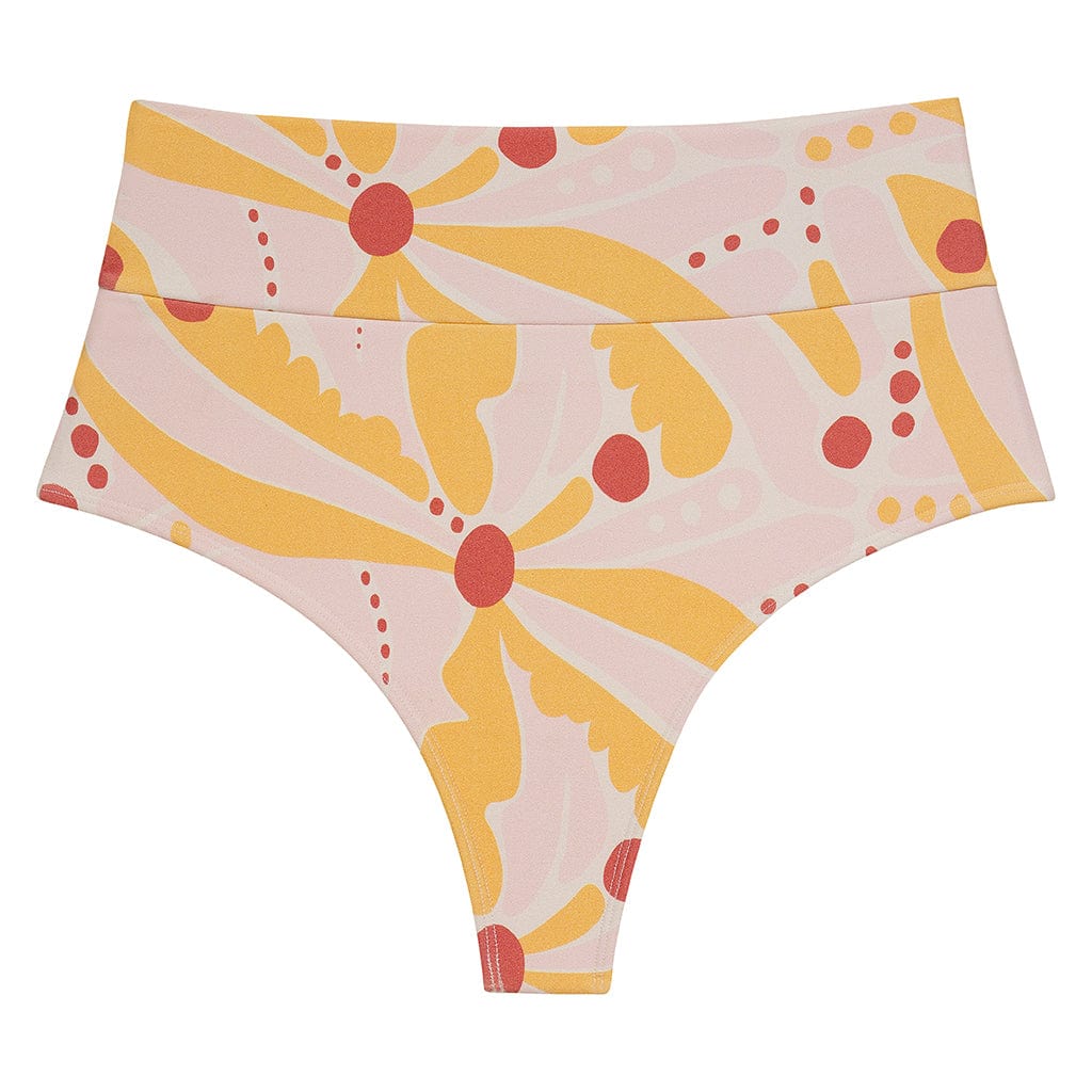Added Coverage High Rise Bikini Bottom