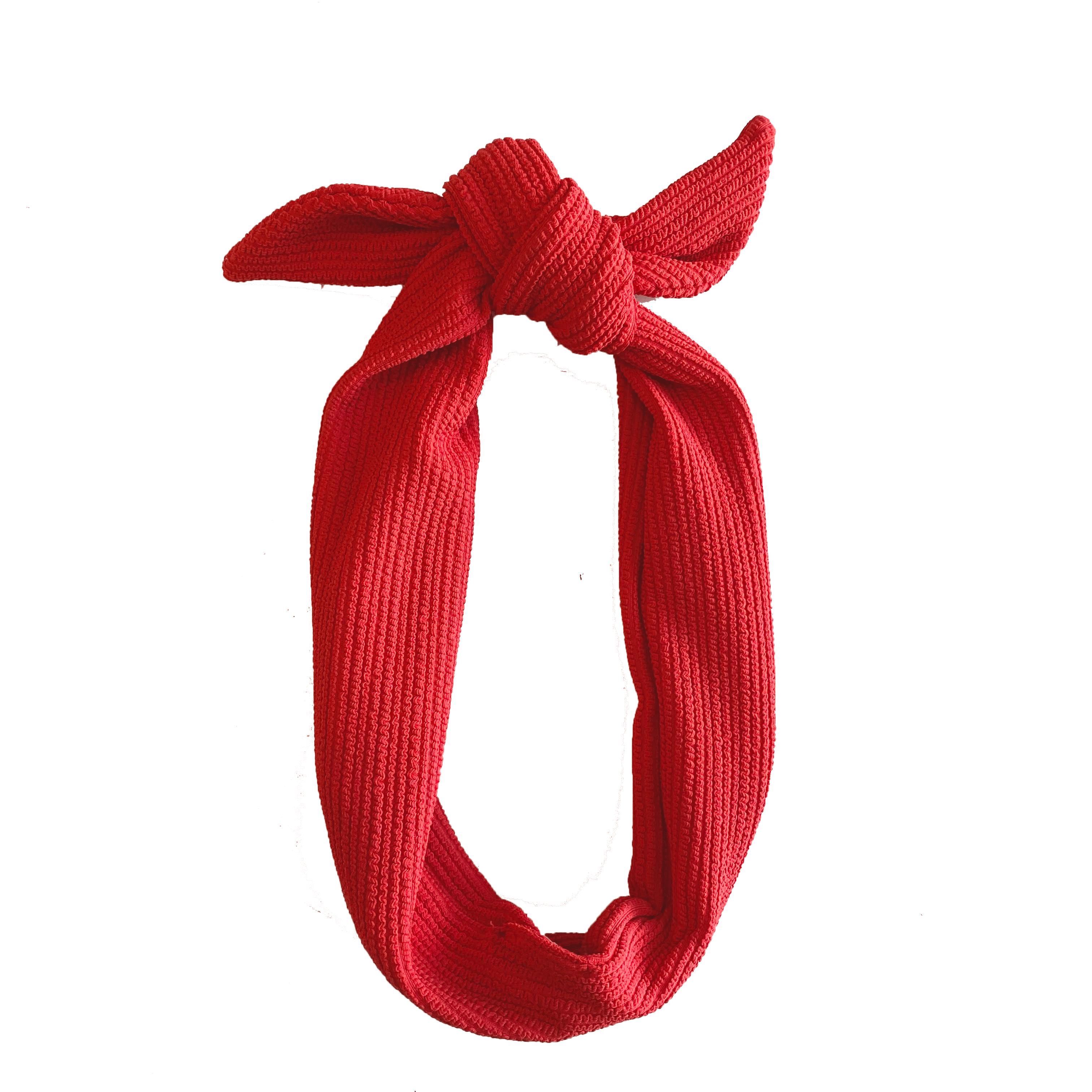 Crimson Micro Scrunch Headband