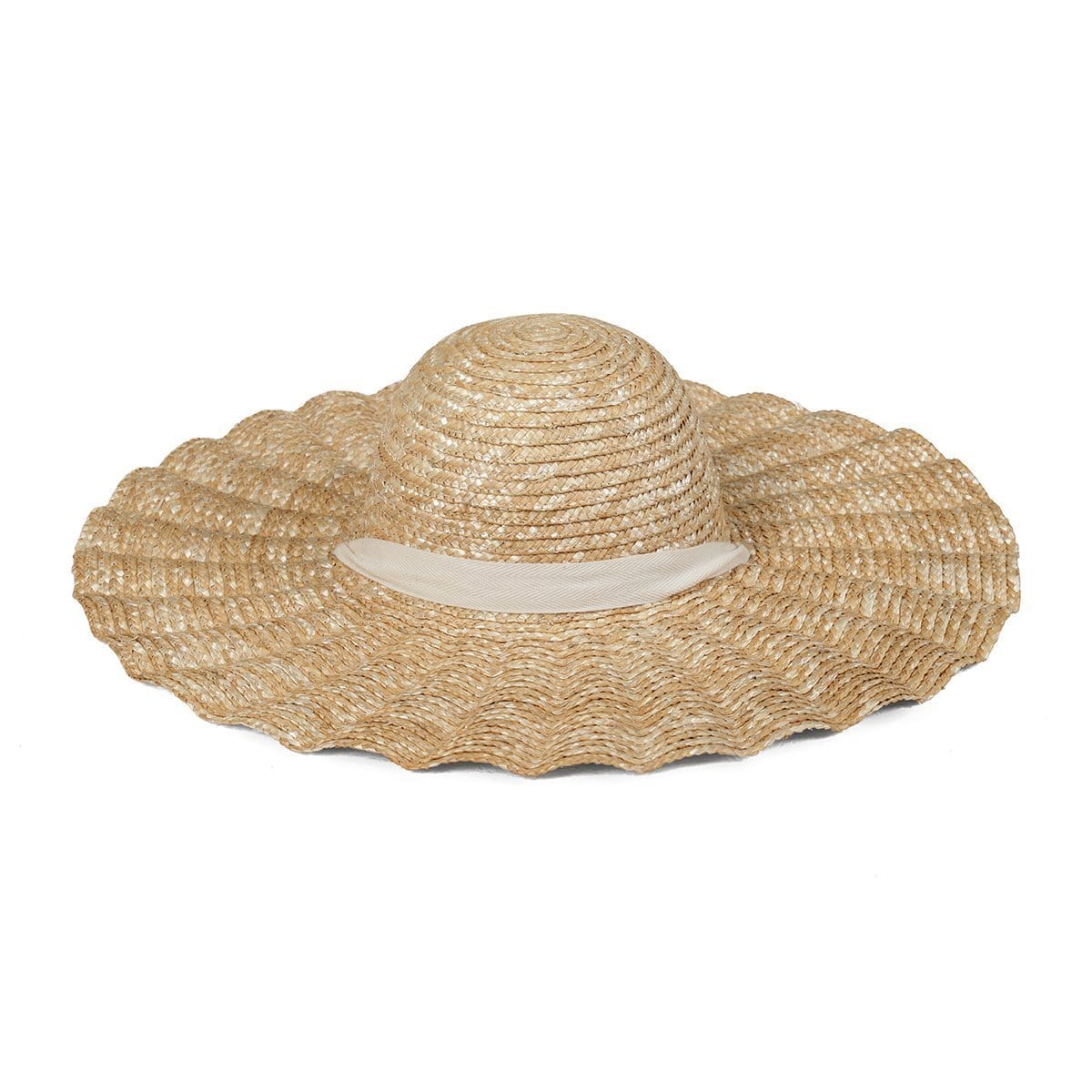 Scalloped Dolce Hat (Natural)