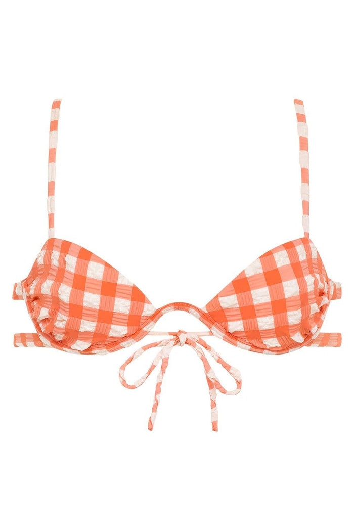 Green Gingham Swim