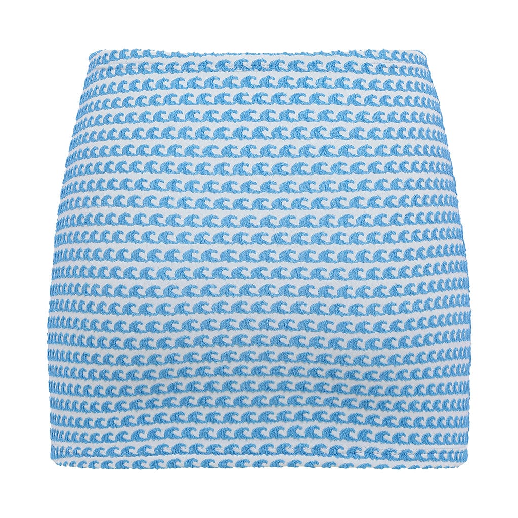 Wave Repeat Micro Skirt