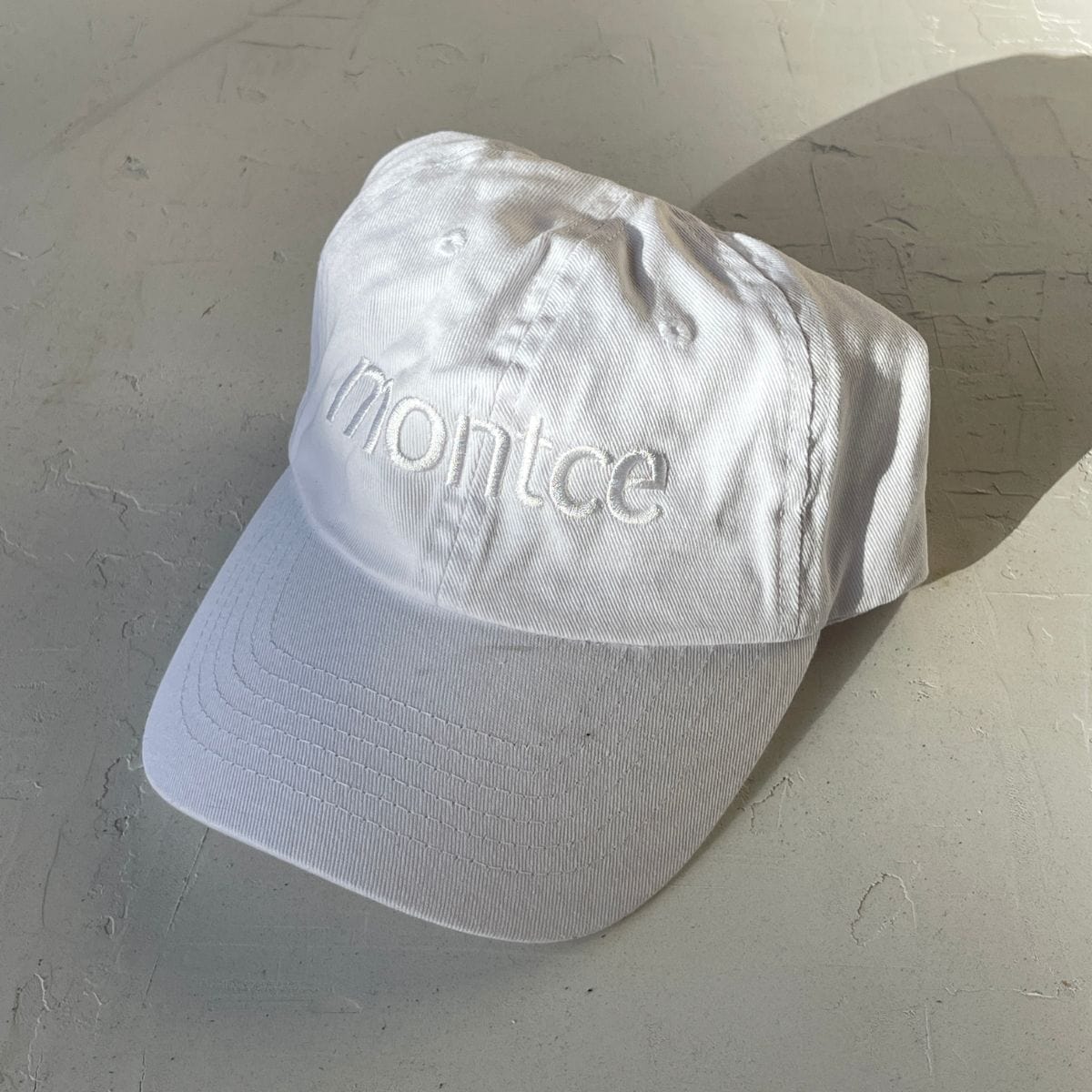 Montce Dad Hat (White/White)
