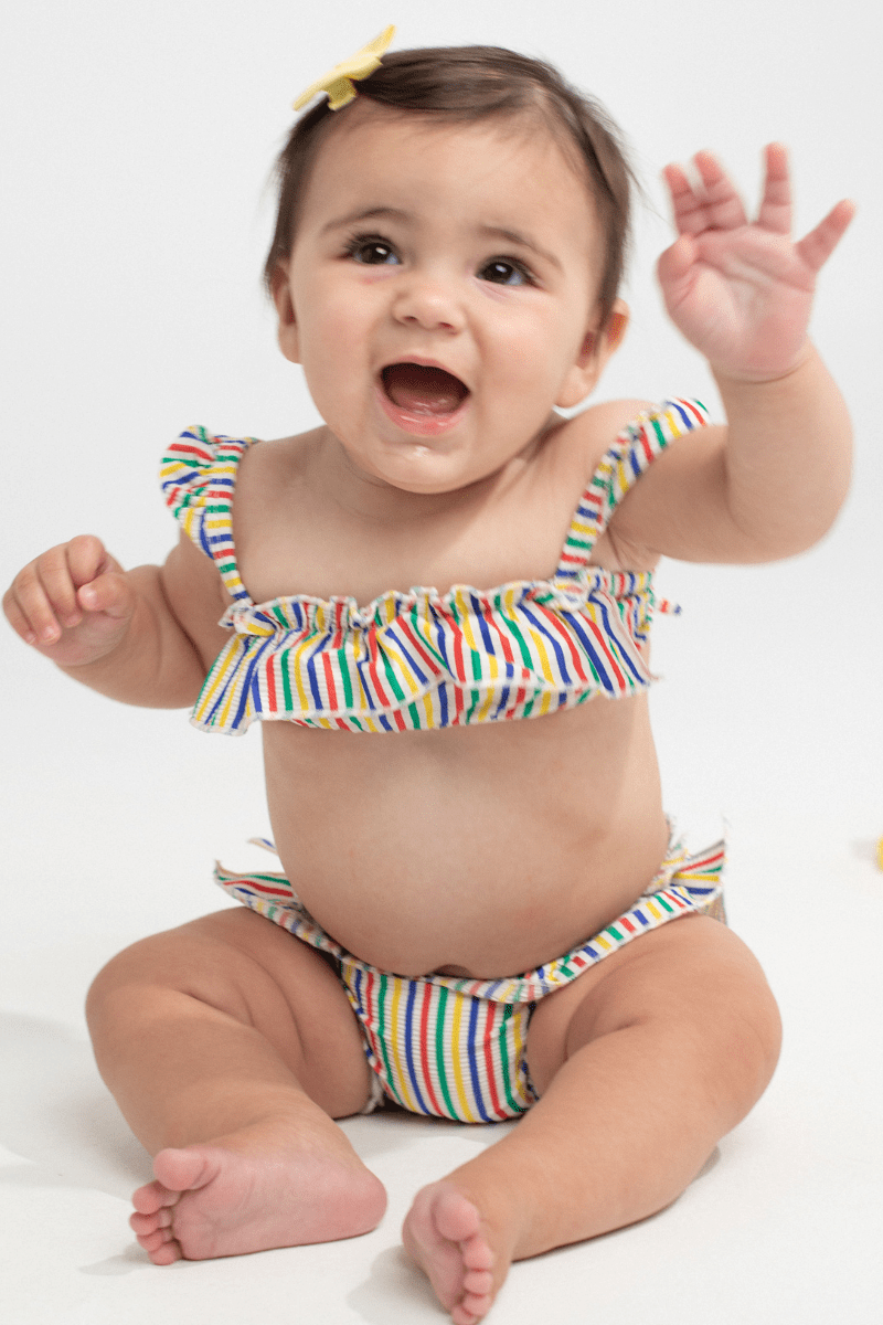 Fun Stripe Mini Cabana Bikini Set