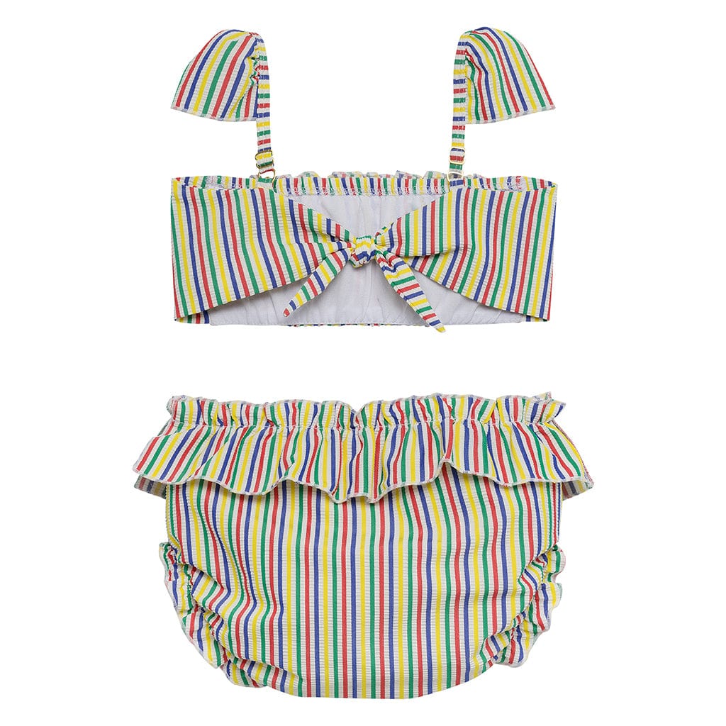 Sample Fun Stripe Mini Cabana Bikini Set